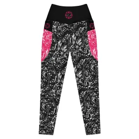 VersacEYEZ Pink Leggings with pockets