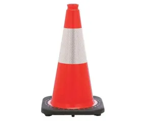 18" Orange Traffic Cone With Reflector