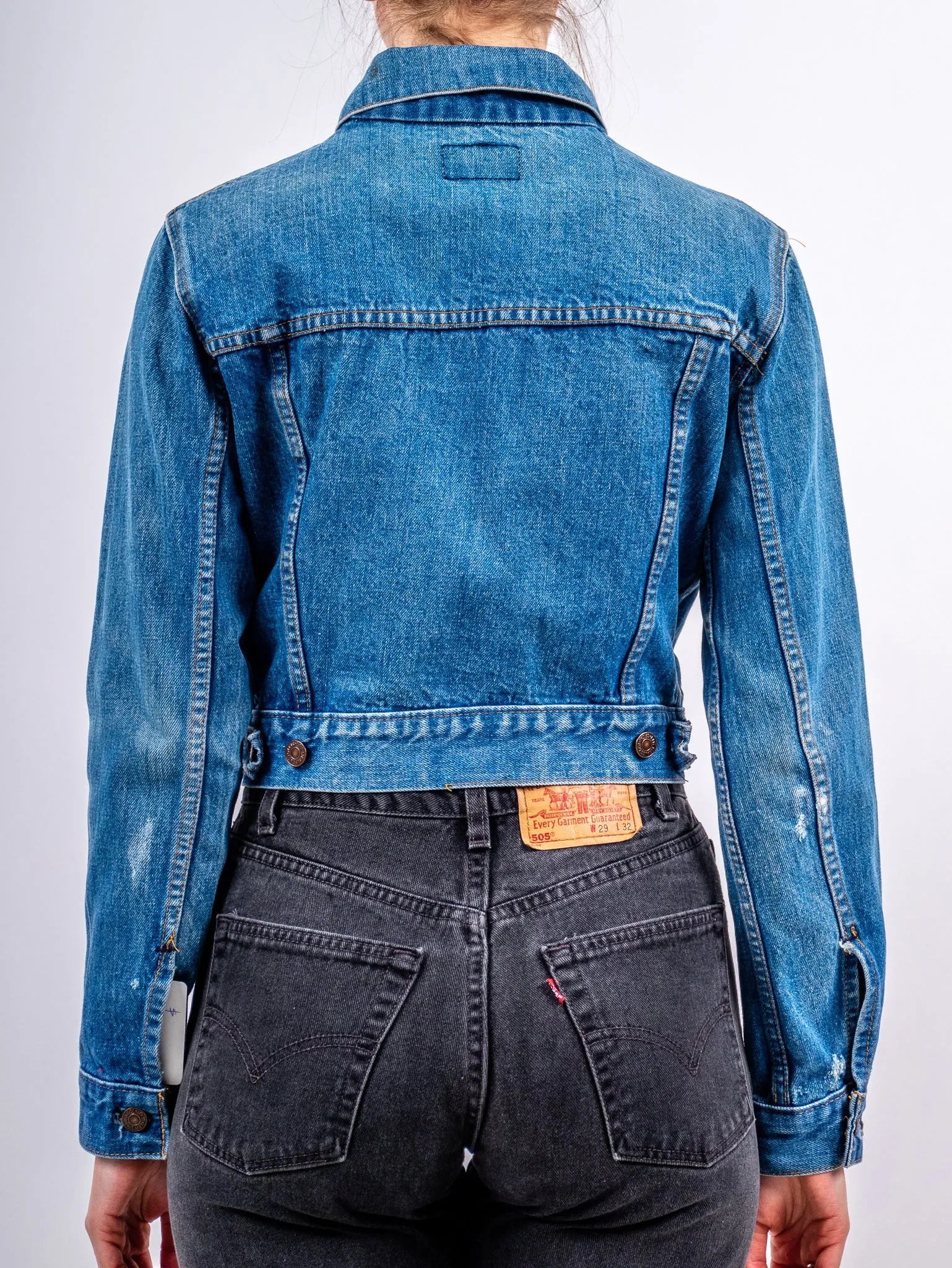 1970's LEVIS cropped denim jacket