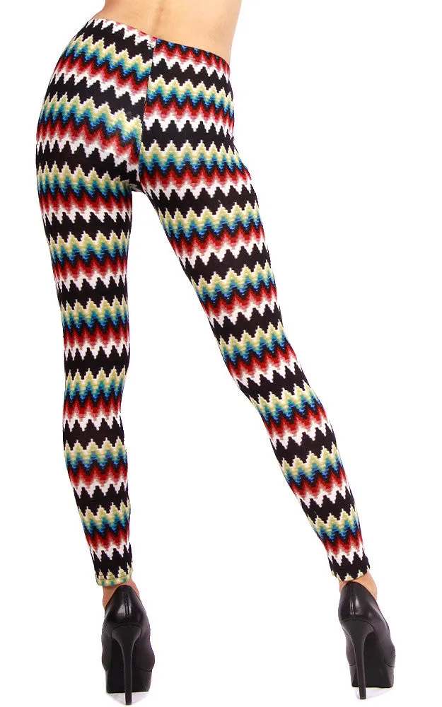 42010 Ziggy Multi Pattern Leggings