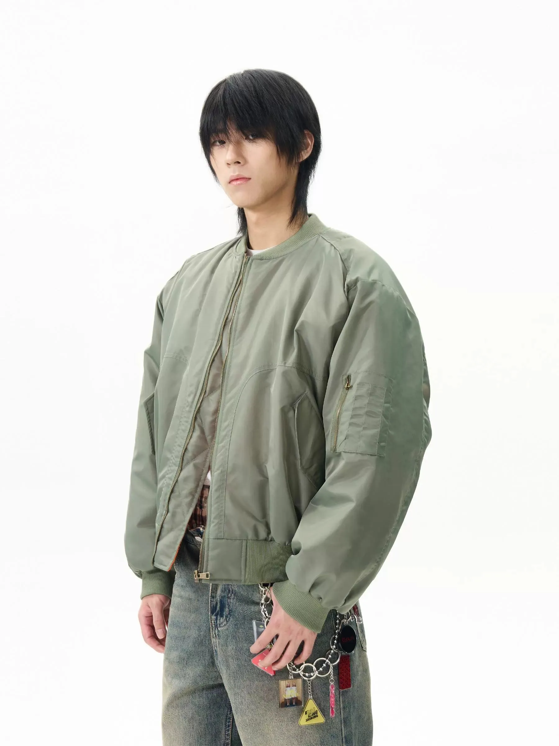 77Fight Short Bomber Jacket