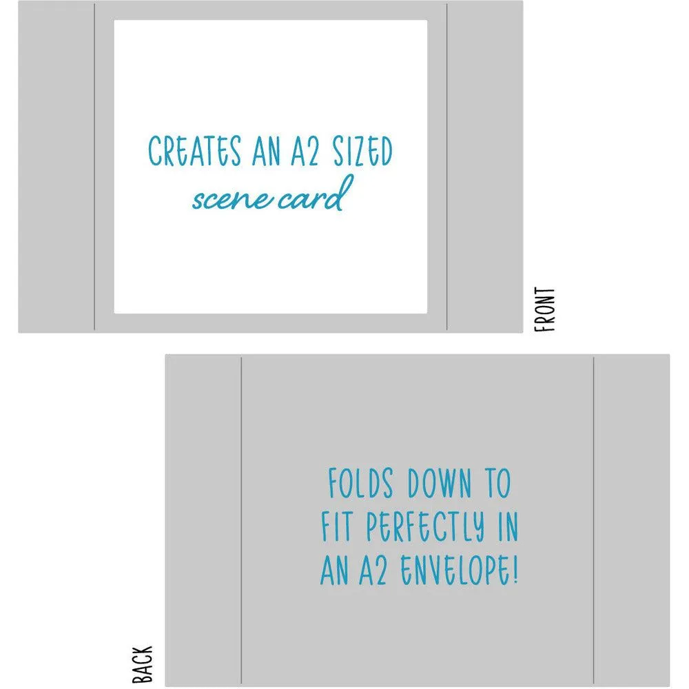 A2 Scene Builder Card Base - Honey Cuts - Retiring