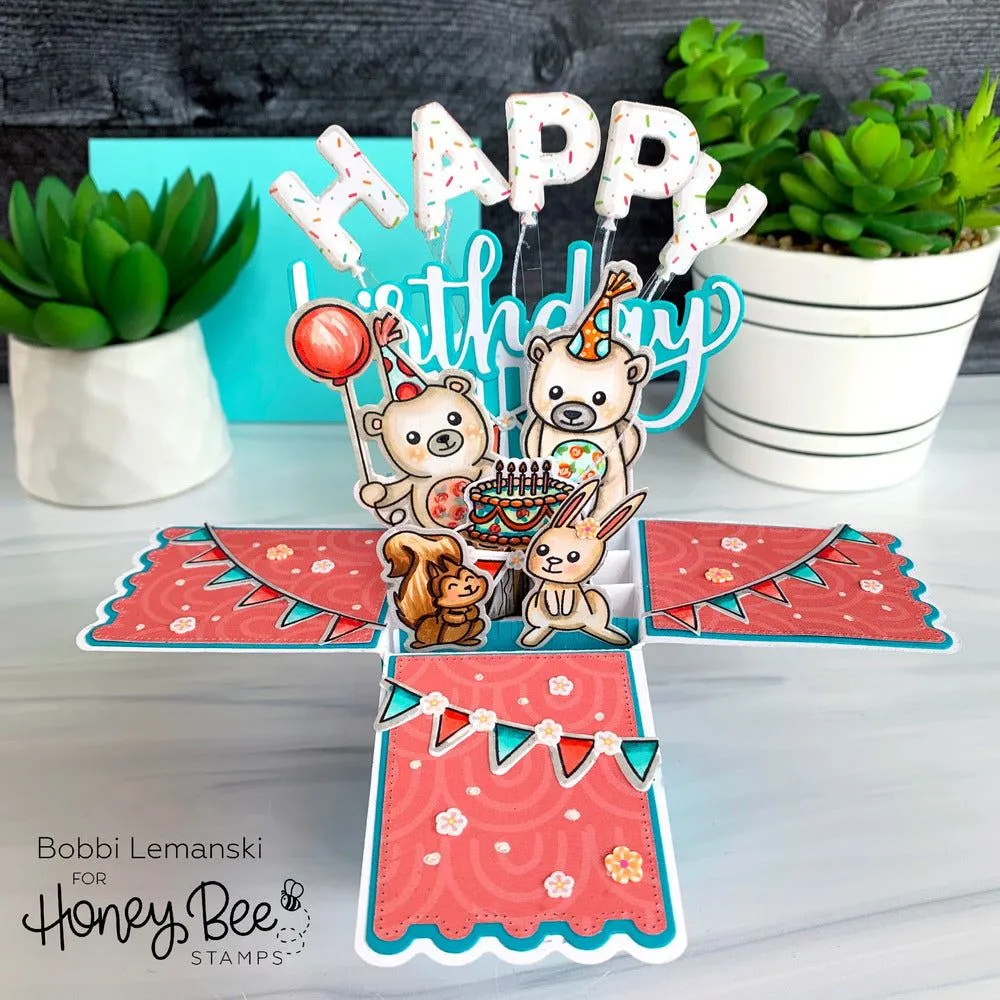 A2 Surprise Box Card Base - Honey Cuts