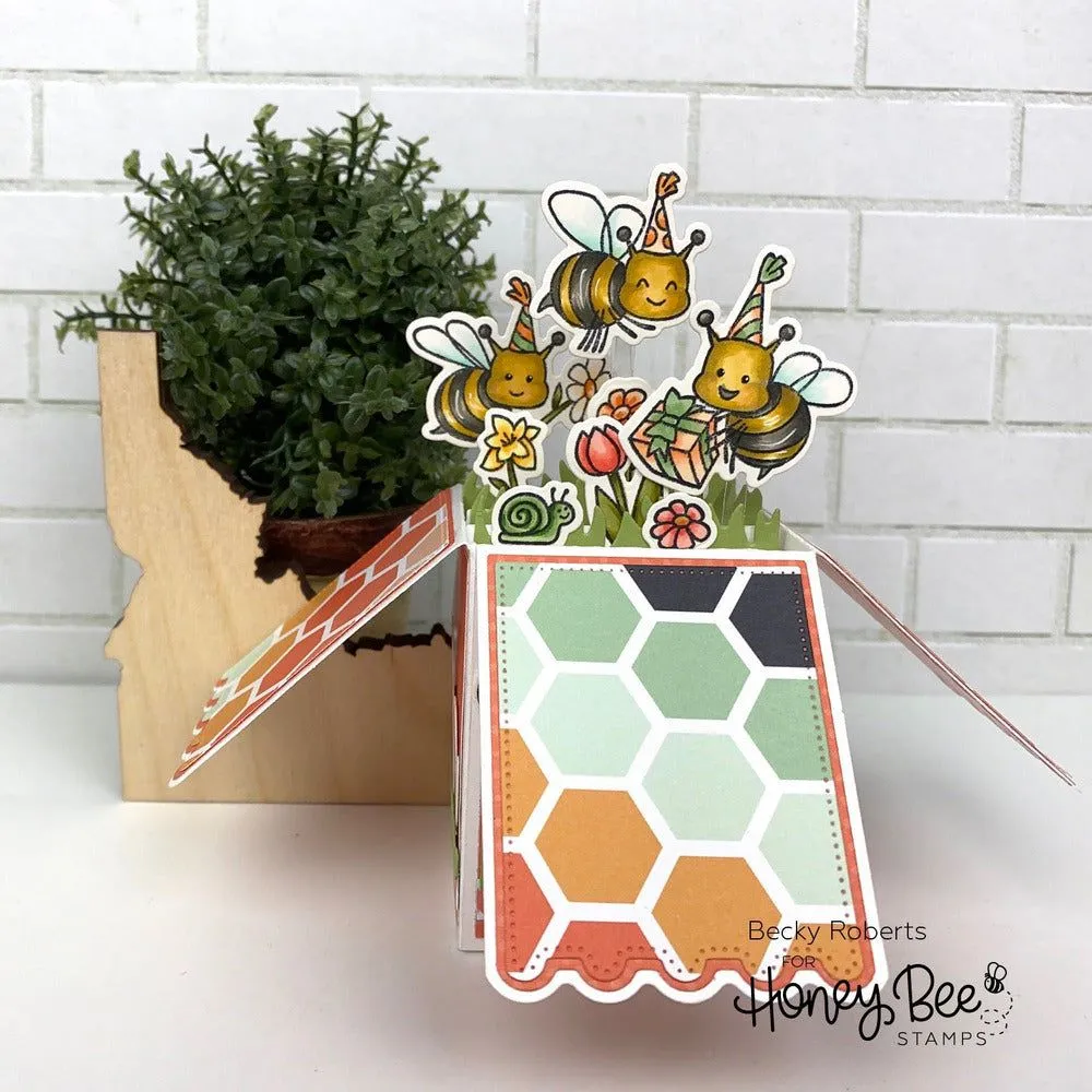 A2 Surprise Box Card Base - Honey Cuts