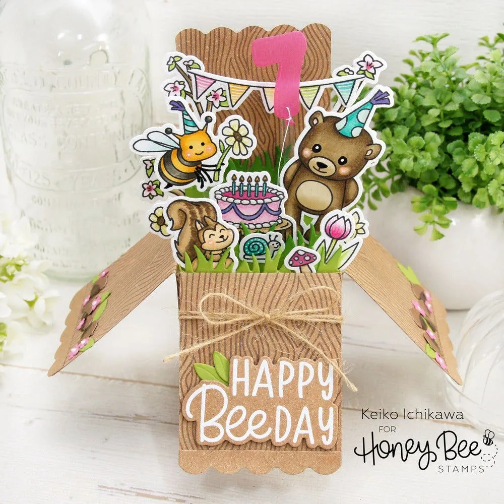 A2 Surprise Box Card Base - Honey Cuts