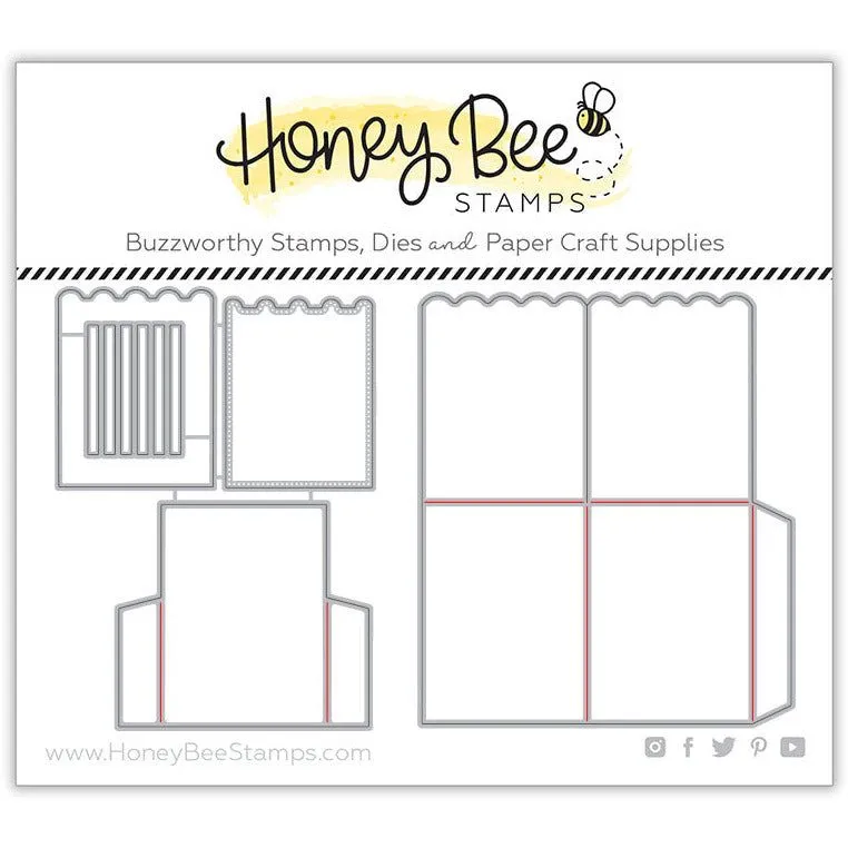 A2 Surprise Box Card Base - Honey Cuts