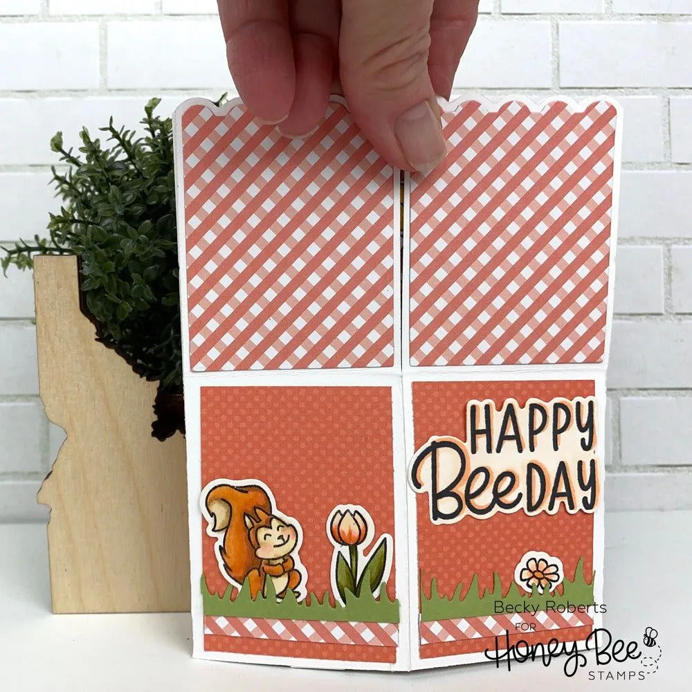 A2 Surprise Box Card Base - Honey Cuts