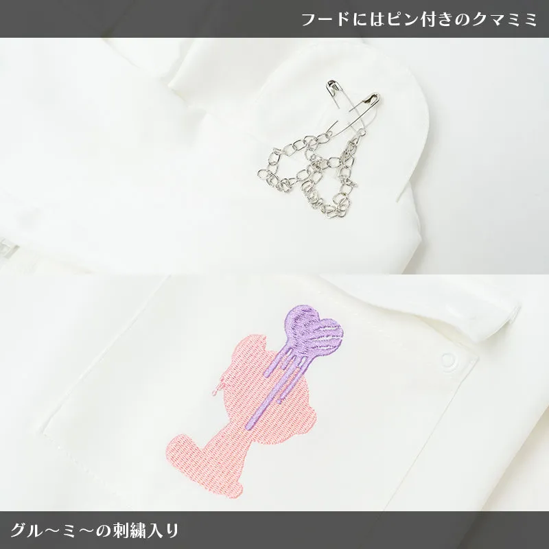 ACDC RAG & Gloomy Bear pastel mesh hoodie