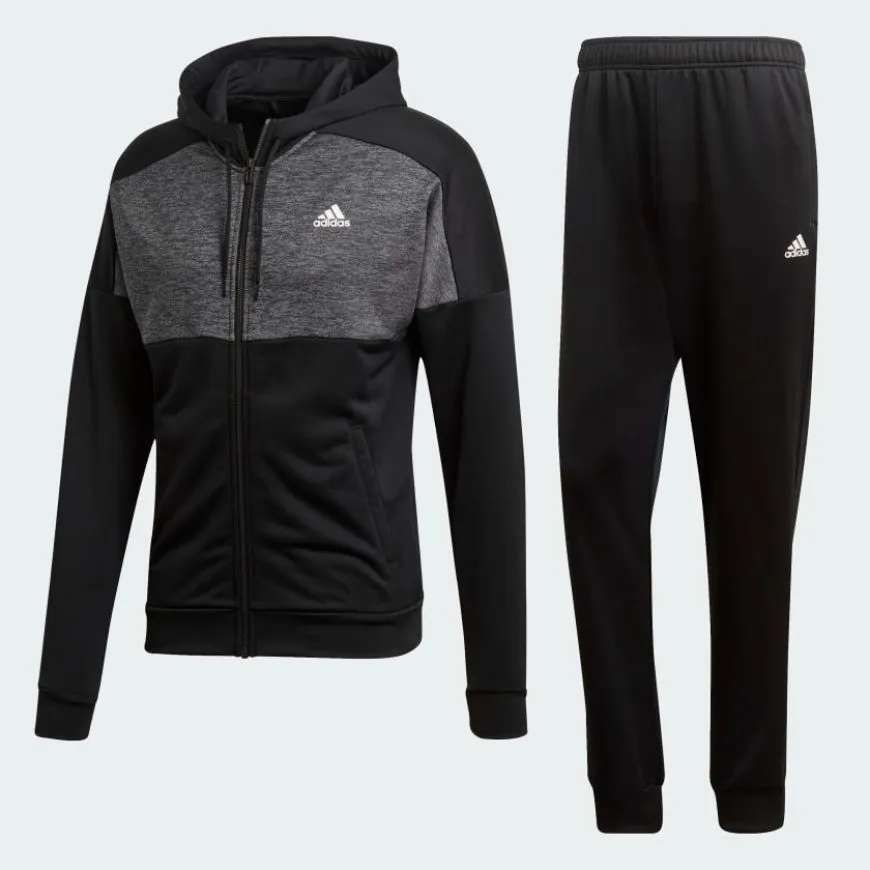 Adidas Game Time Track Men Training Suit Black/Grey