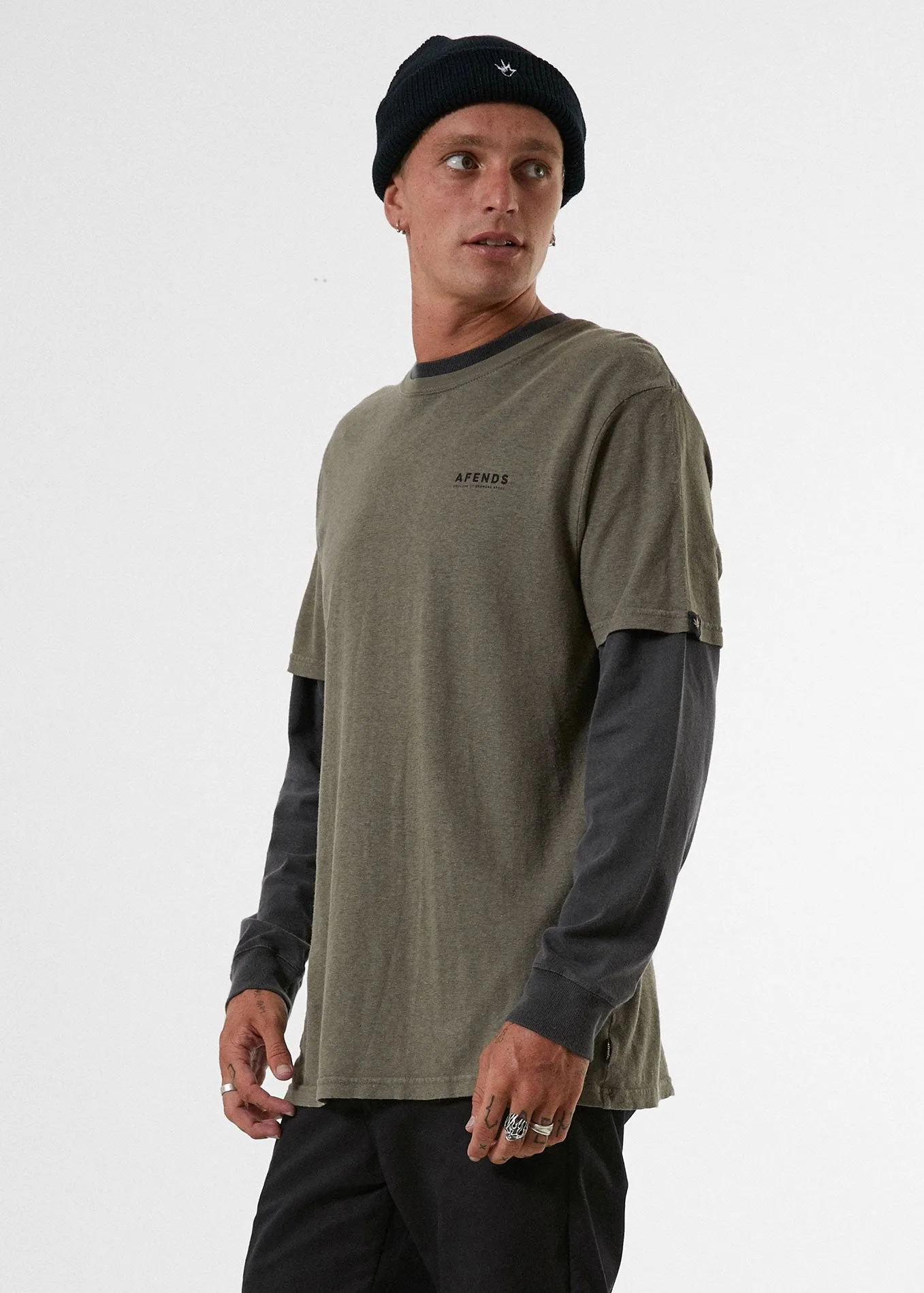 Afends Mens Association - Hemp Standard Fit Tee