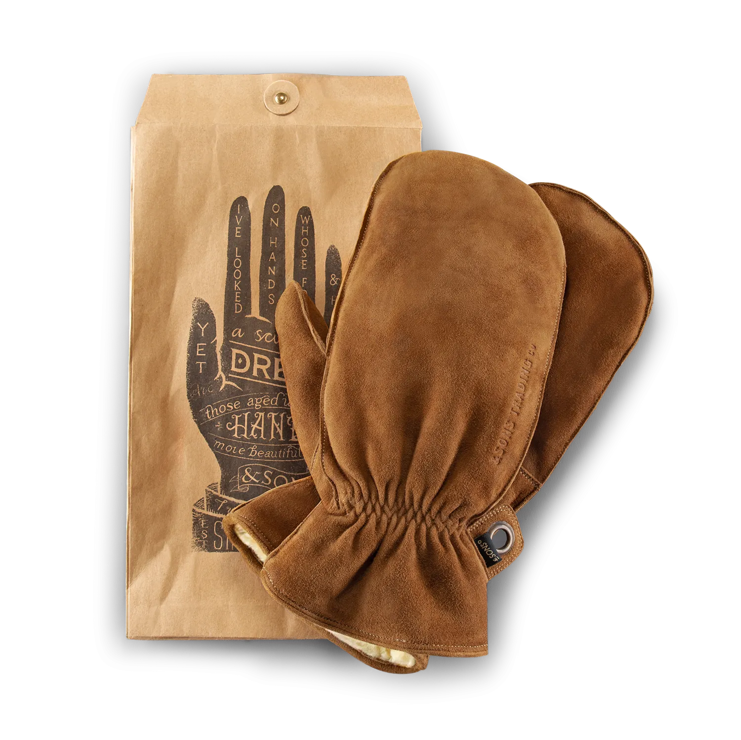 &SONS Falcon Mittens Brown