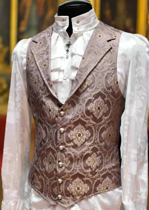 ARISTOCRAT VEST - EDWARDIAN BROCADE - Lavender