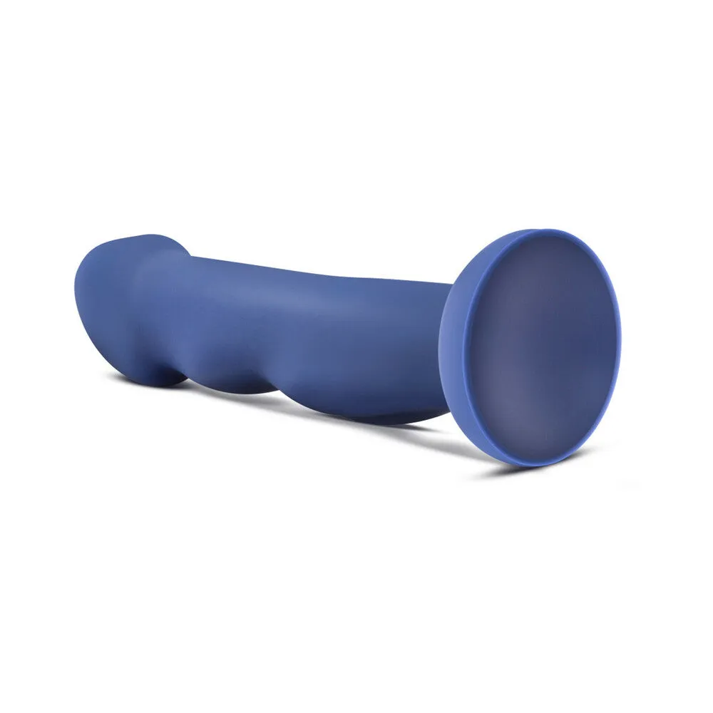 Avant D12 Suko 8 in. Dual Density Silicone Dildo Indigo