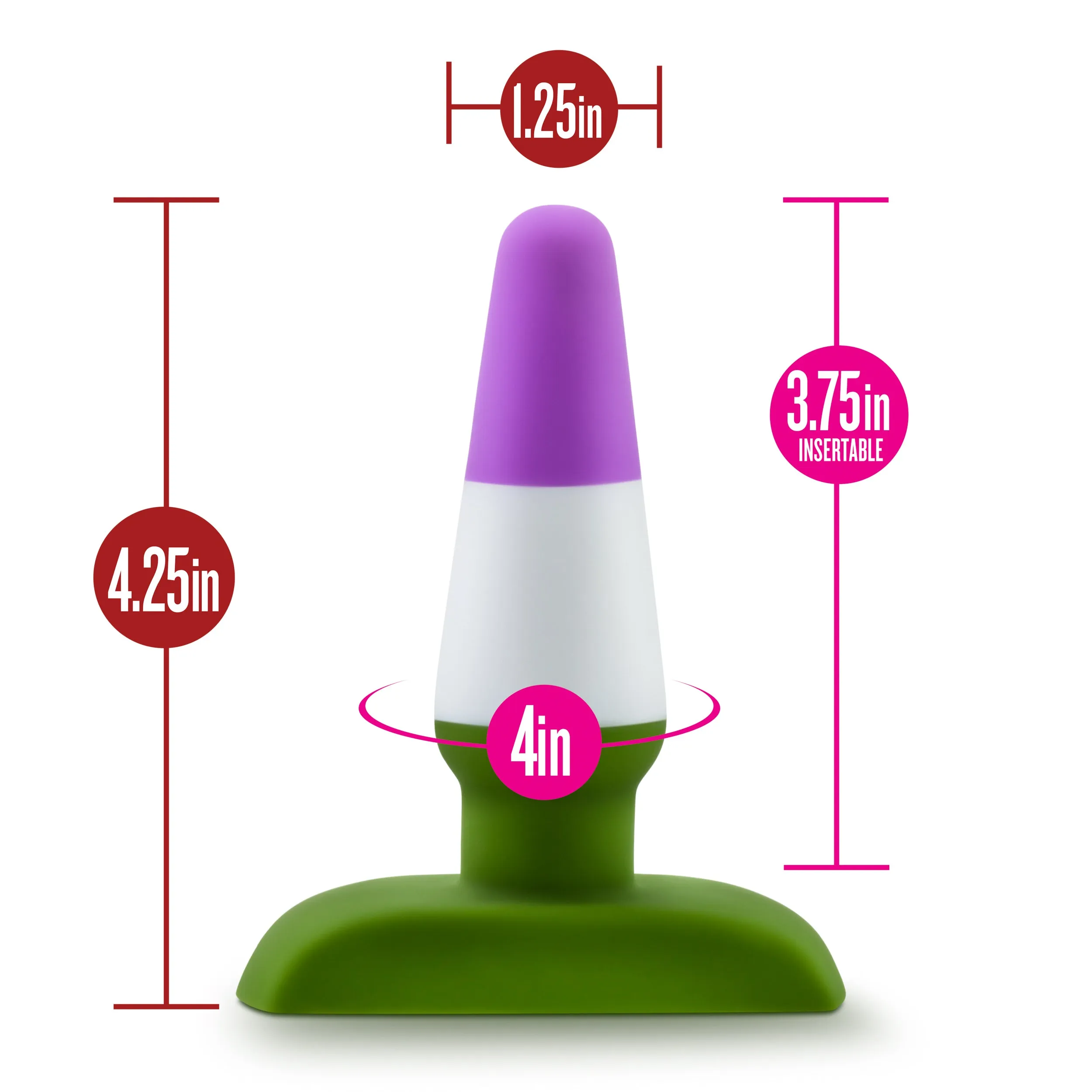 Avant Pride P6 Beyond Silicone Butt Plug