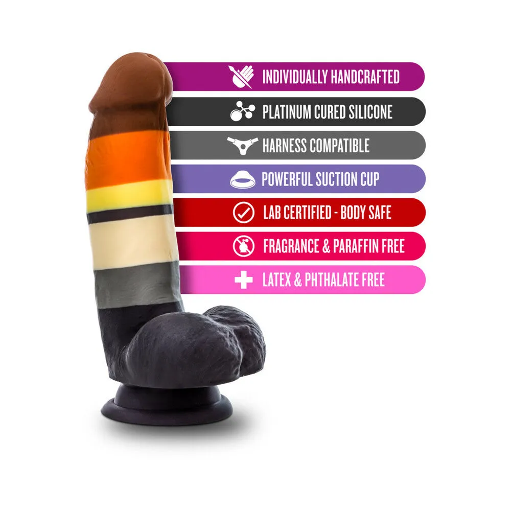 Avant Pride P9 Bear 7 in. Silicone Dildo with Balls