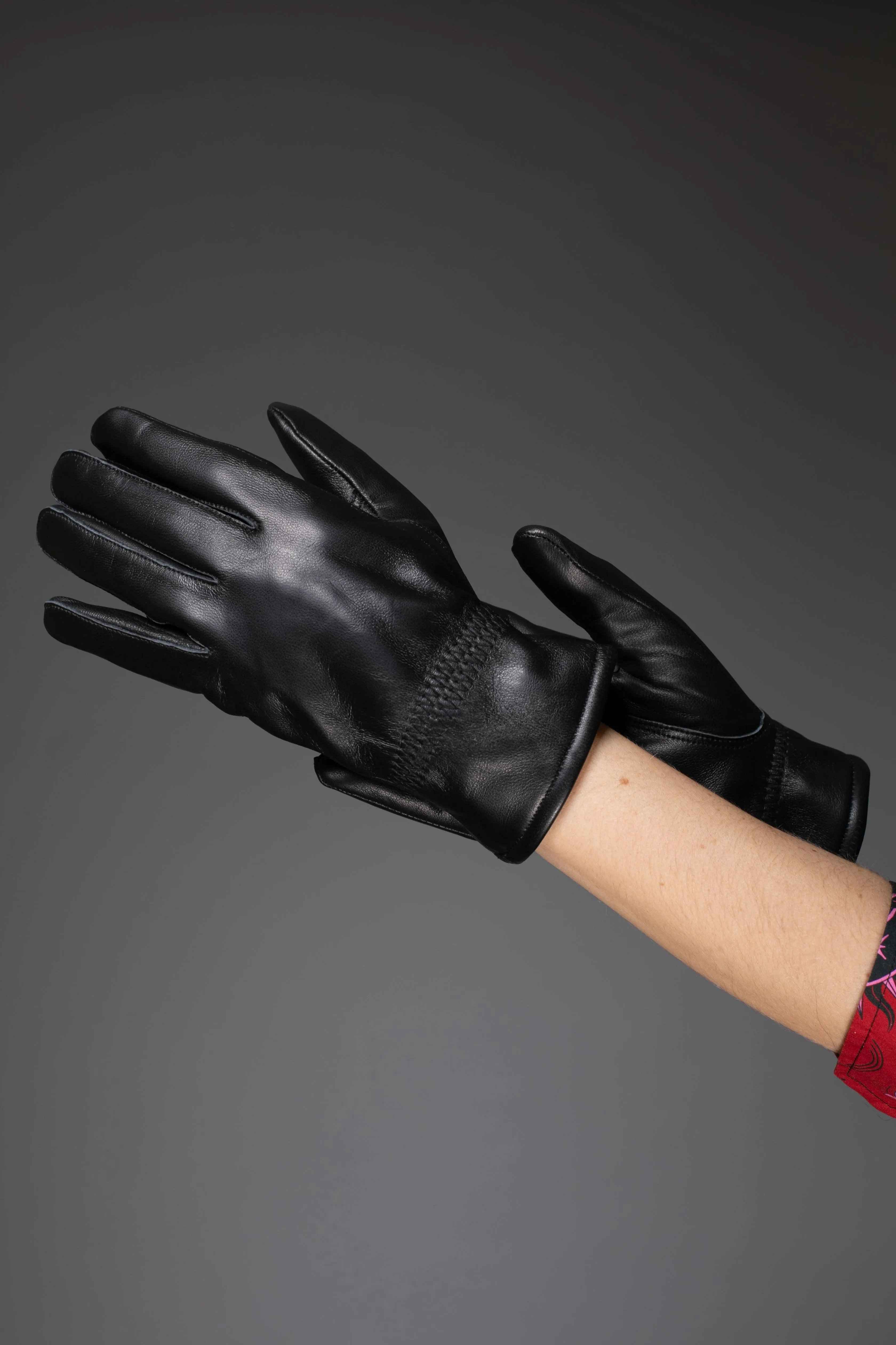 AW Gloves - Sumptuous Black Soft Italian Leather