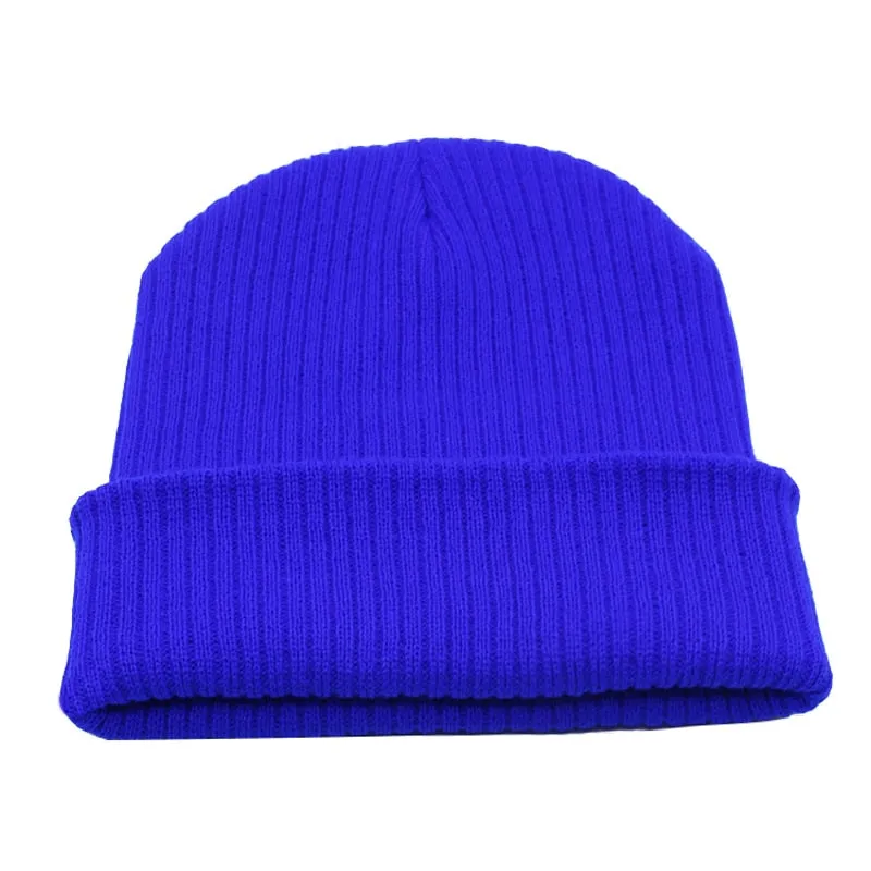 Beanies Winter Hat For Men Knitted Hat Women Winter Hats For Women Men Knit Caps Blank Casual Wool Warm Flat Bonnet Beanie 2018