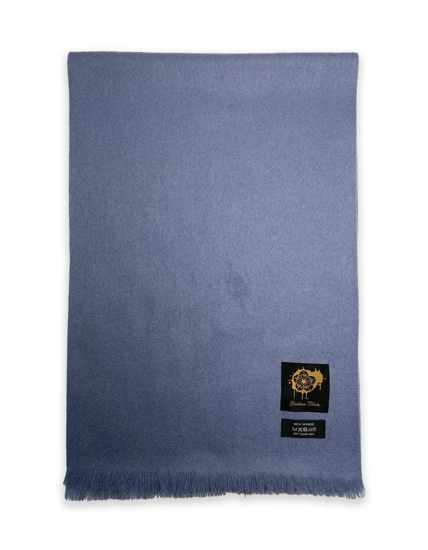 Blue Cashmere Scarf