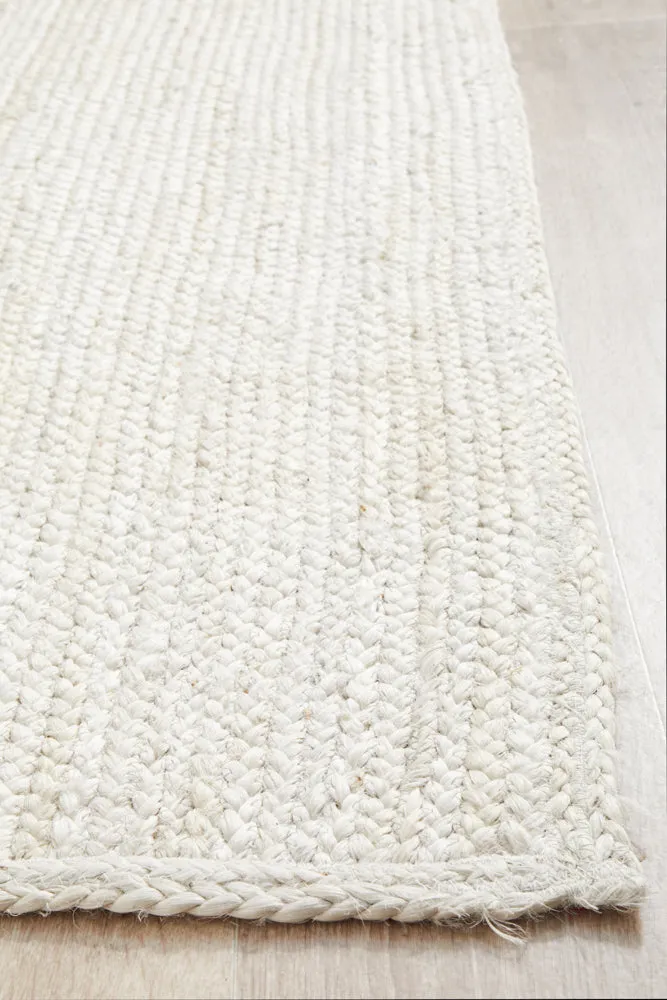 Bondi White Runner Rug