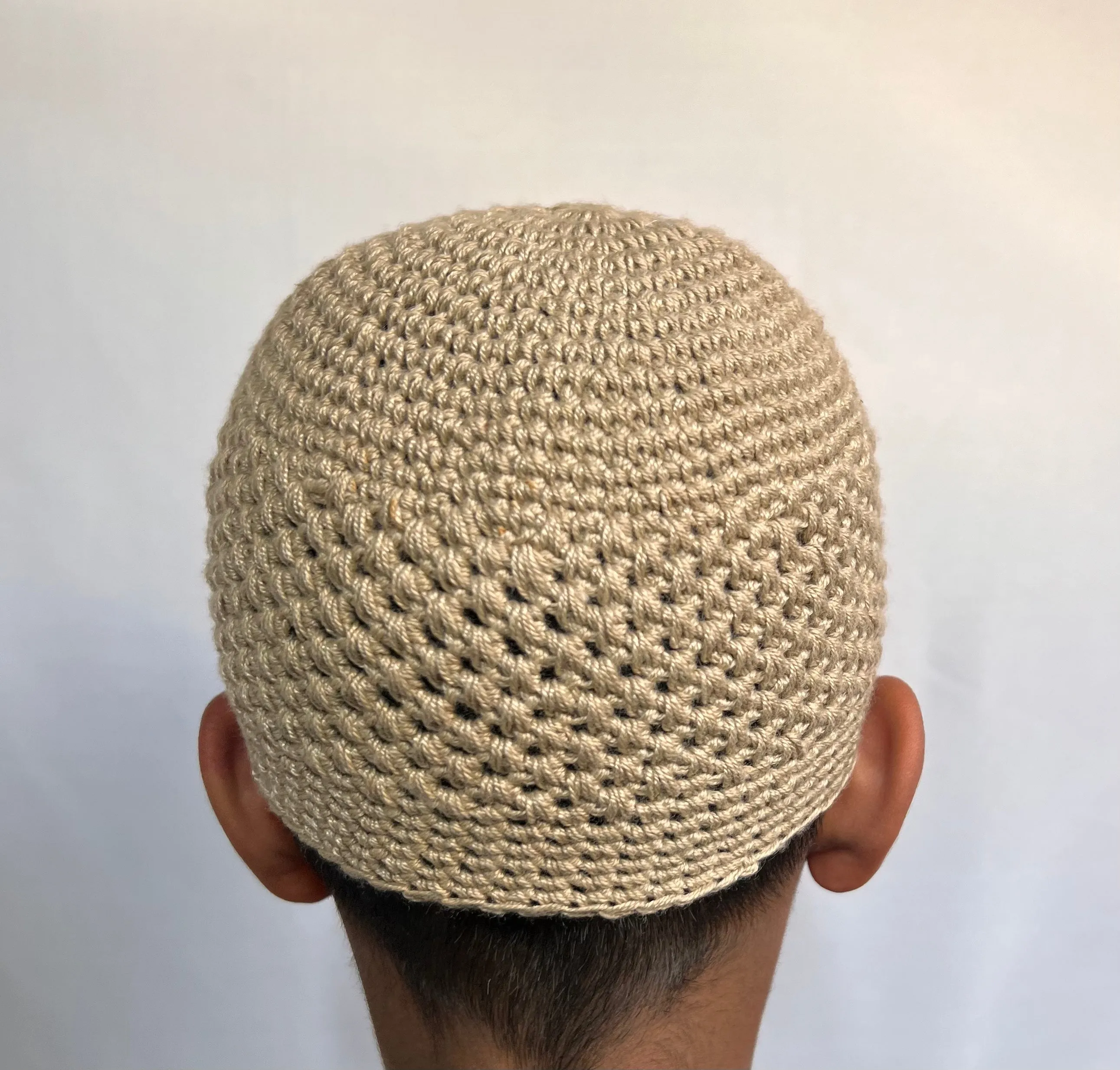 Boys Soft Wool Knitted Topi Islamic Prayer Hat One Size