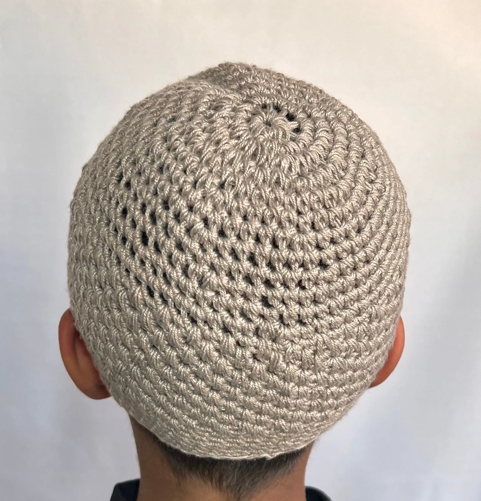 Boys Soft Wool Knitted Topi Islamic Prayer Hat One Size