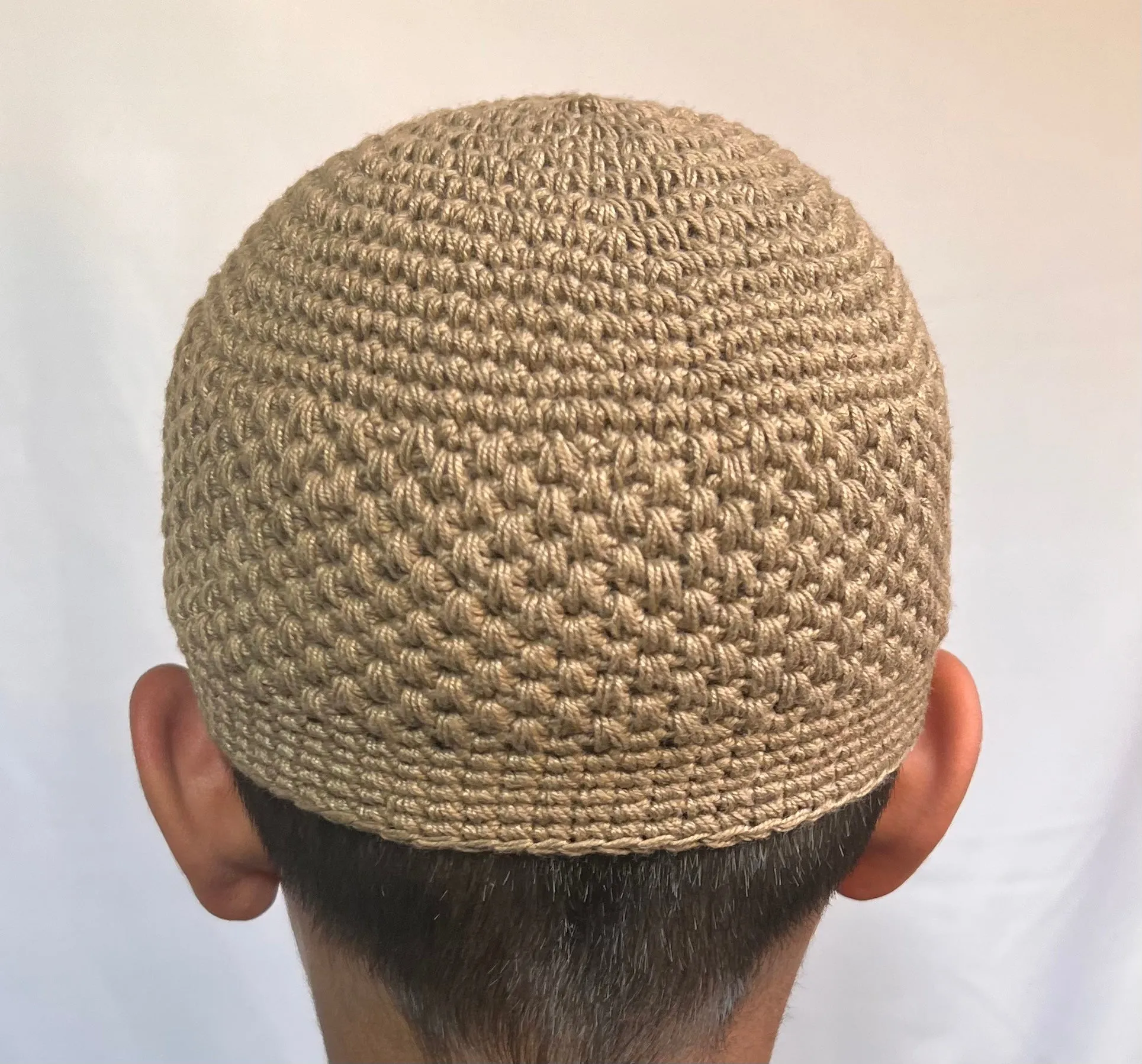 Boys Soft Wool Knitted Topi Islamic Prayer Hat One Size