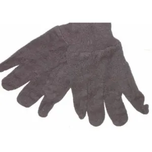 Brown Jersey Gloves 9 oz Large Dozen