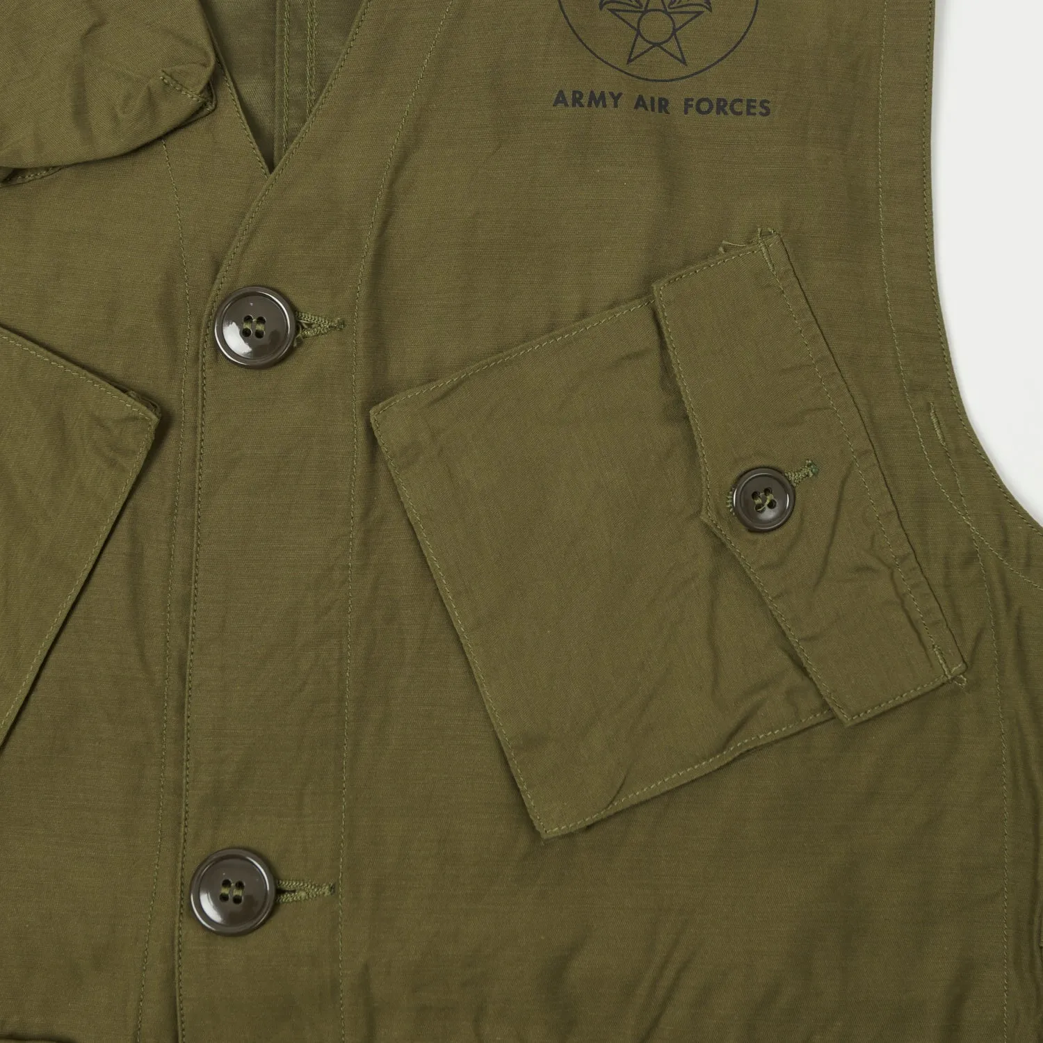 Buzz Rickson's Type C-1 Civilian Vest - Olive