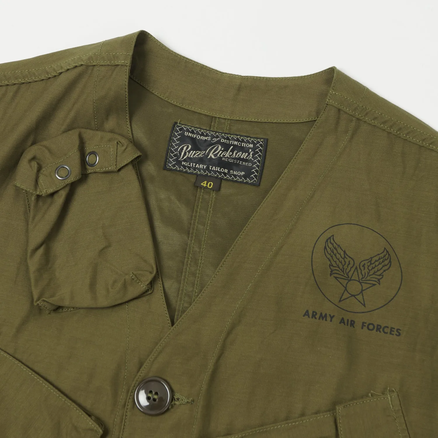 Buzz Rickson's Type C-1 Civilian Vest - Olive