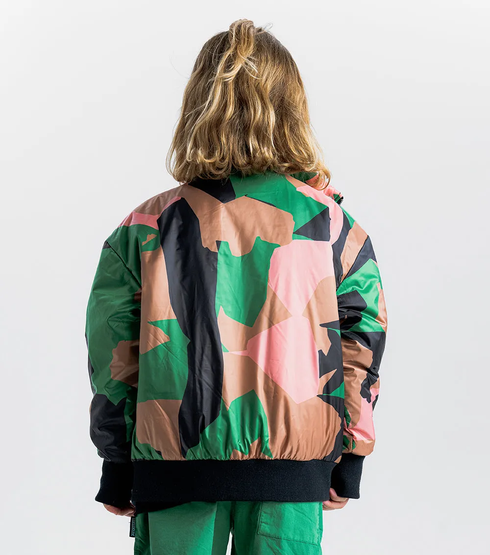 camouflage bomber jacket