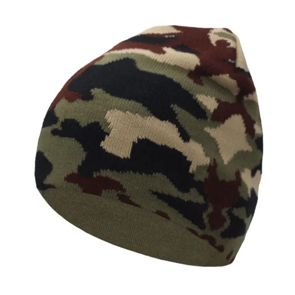 Camouflage Knitted Hat Men Beanie Women Winter Hats For Men Bonnet Knit Caps Autumn Hat Women Warm New Gorros Skullies Beanies