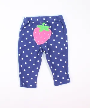 CARTERS STRAWBERRY LEGGINGS 9M PRE-LOVED