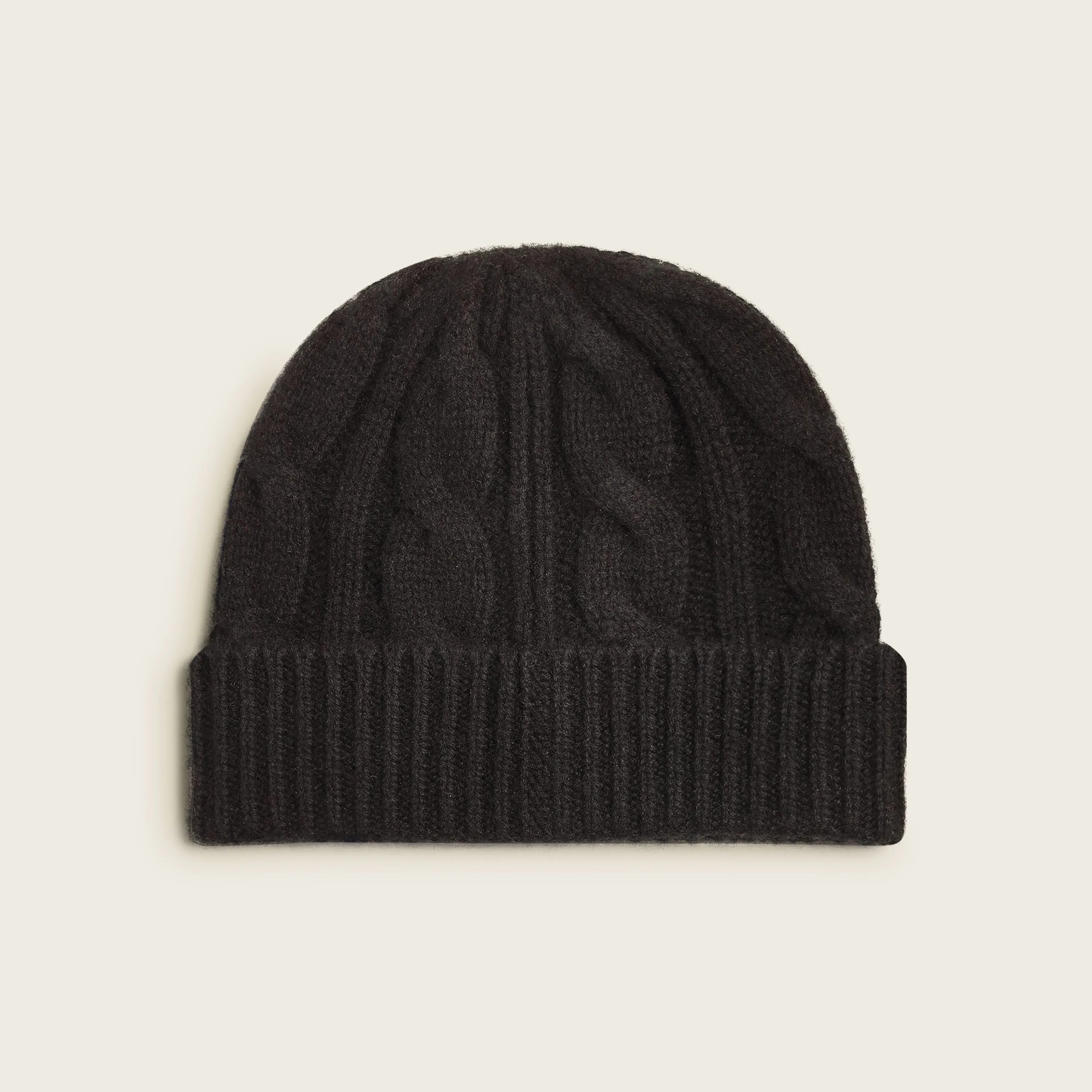 Cashmere Cable Knit Beanie