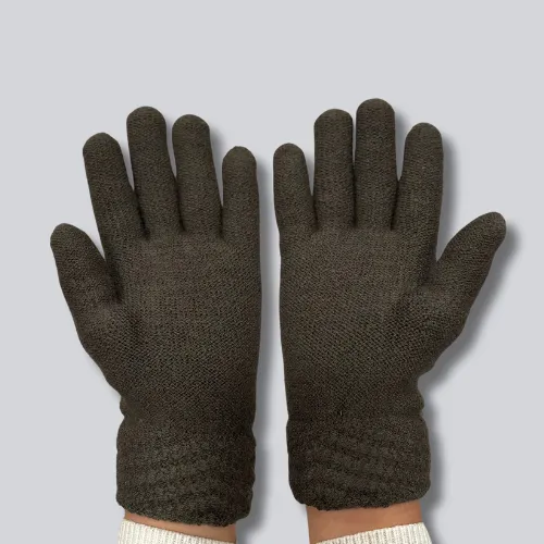 Charcoal Alpaca Gloves