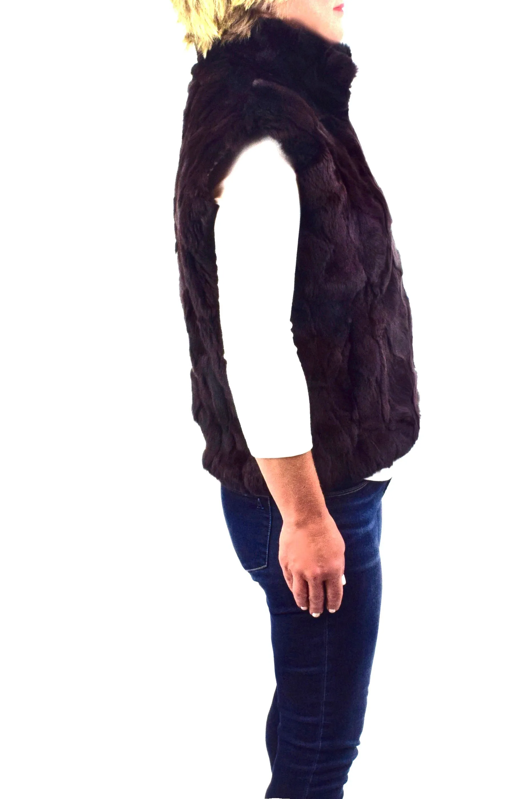 Chinchilla Rex fur Vest