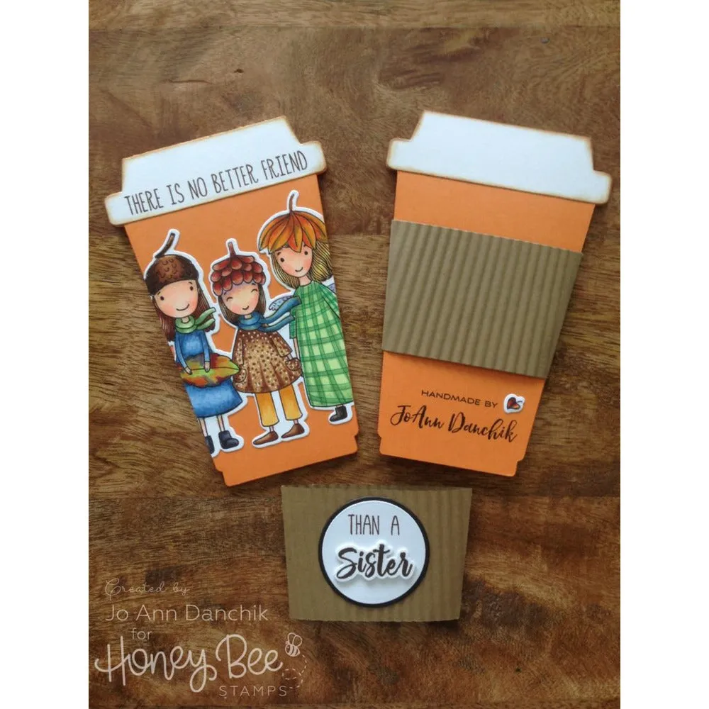 Coffee Cup Card - Honey Cuts