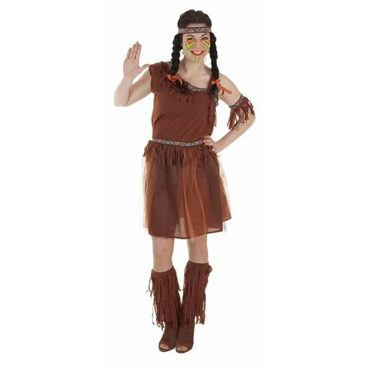 Costume for Adults American Indian L (4 Pieces)