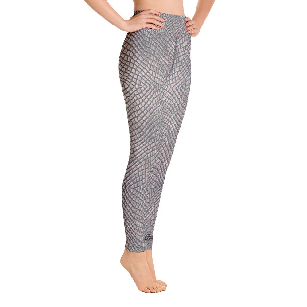 Croc Print Yoga Leggings