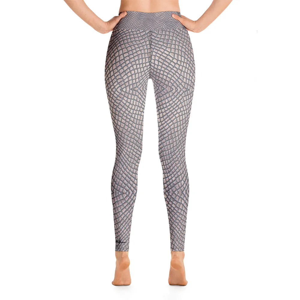 Croc Print Yoga Leggings