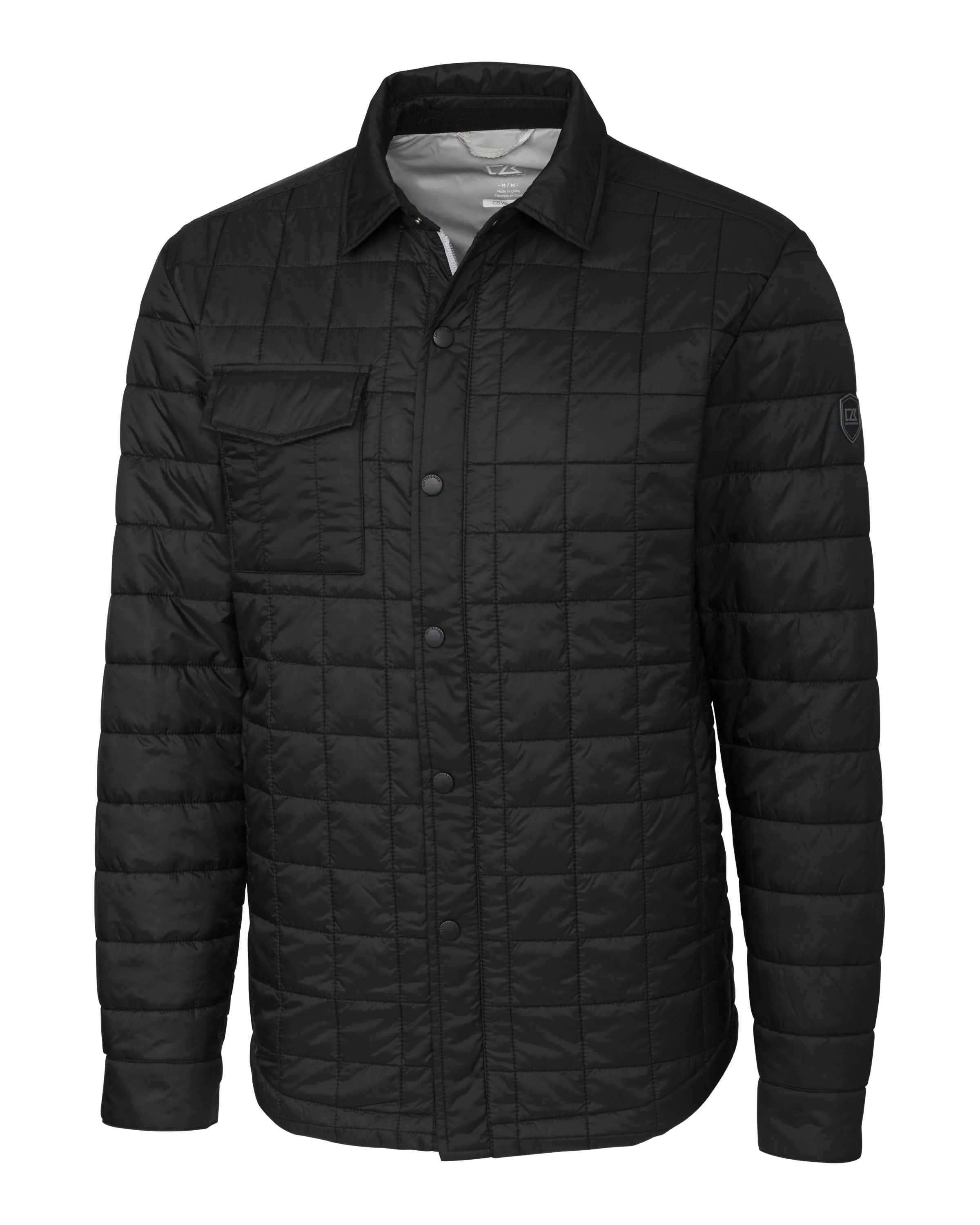 Cutter & Buck Rainier PrimaLoft Eco Insulated Quilted Shirt Jacket