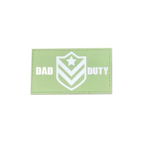 Dad Duty PVC Velcro Patch