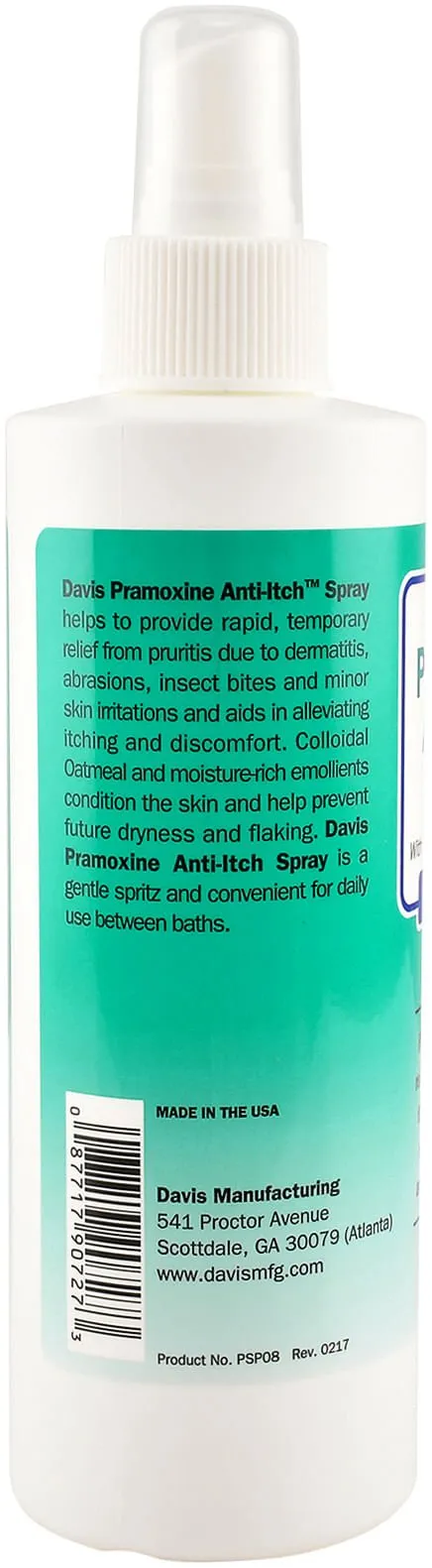 Davis Pramoxine Anti-Itch Spray, 8 oz