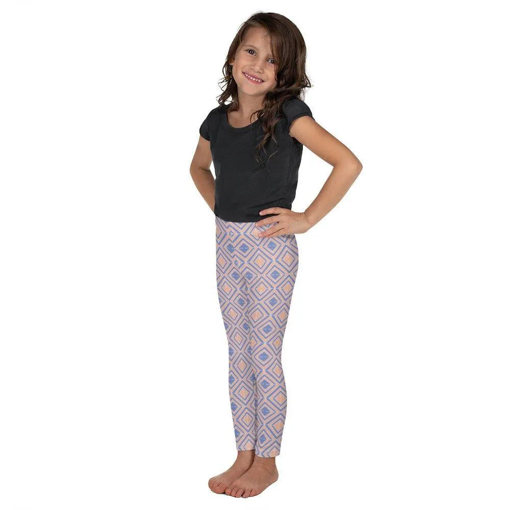 Diamond Patterned Kid's Leggings