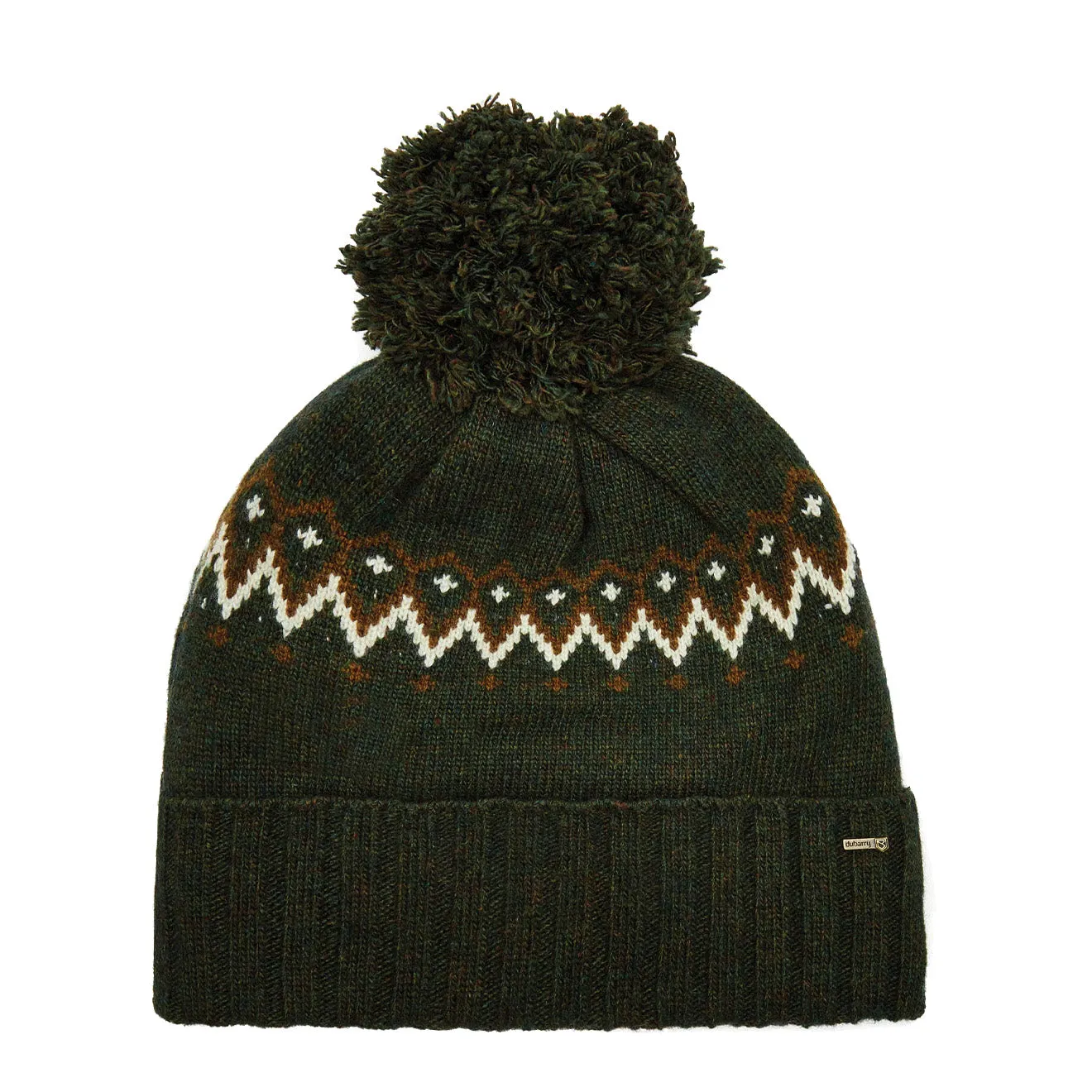 Dubarry Connolly Fairisle Hat Olive