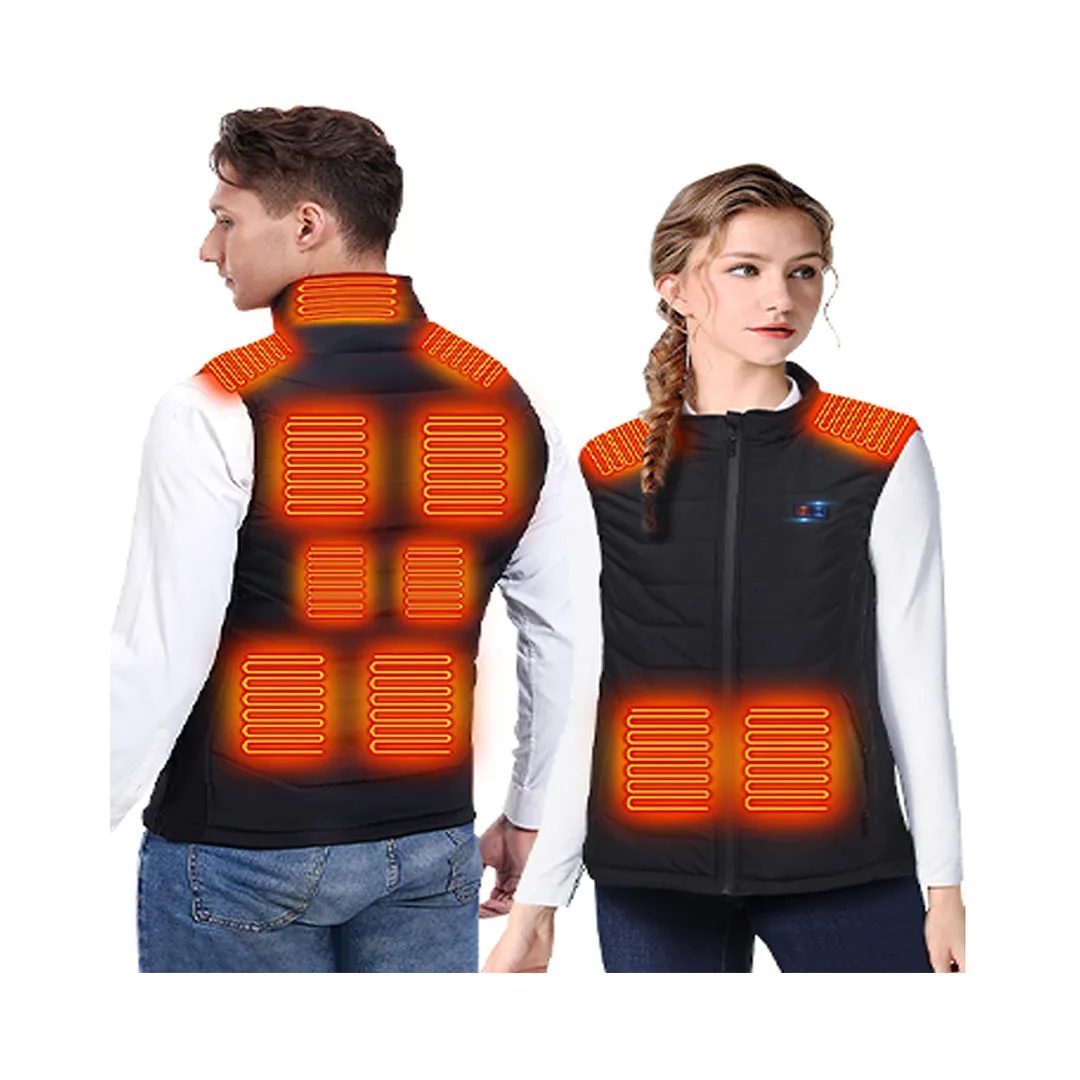 Electric Winter 11 Heating Zones  Rechargeable USB Heated Vest for Men Women