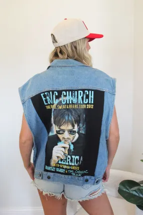 Eric Church Denim Vest