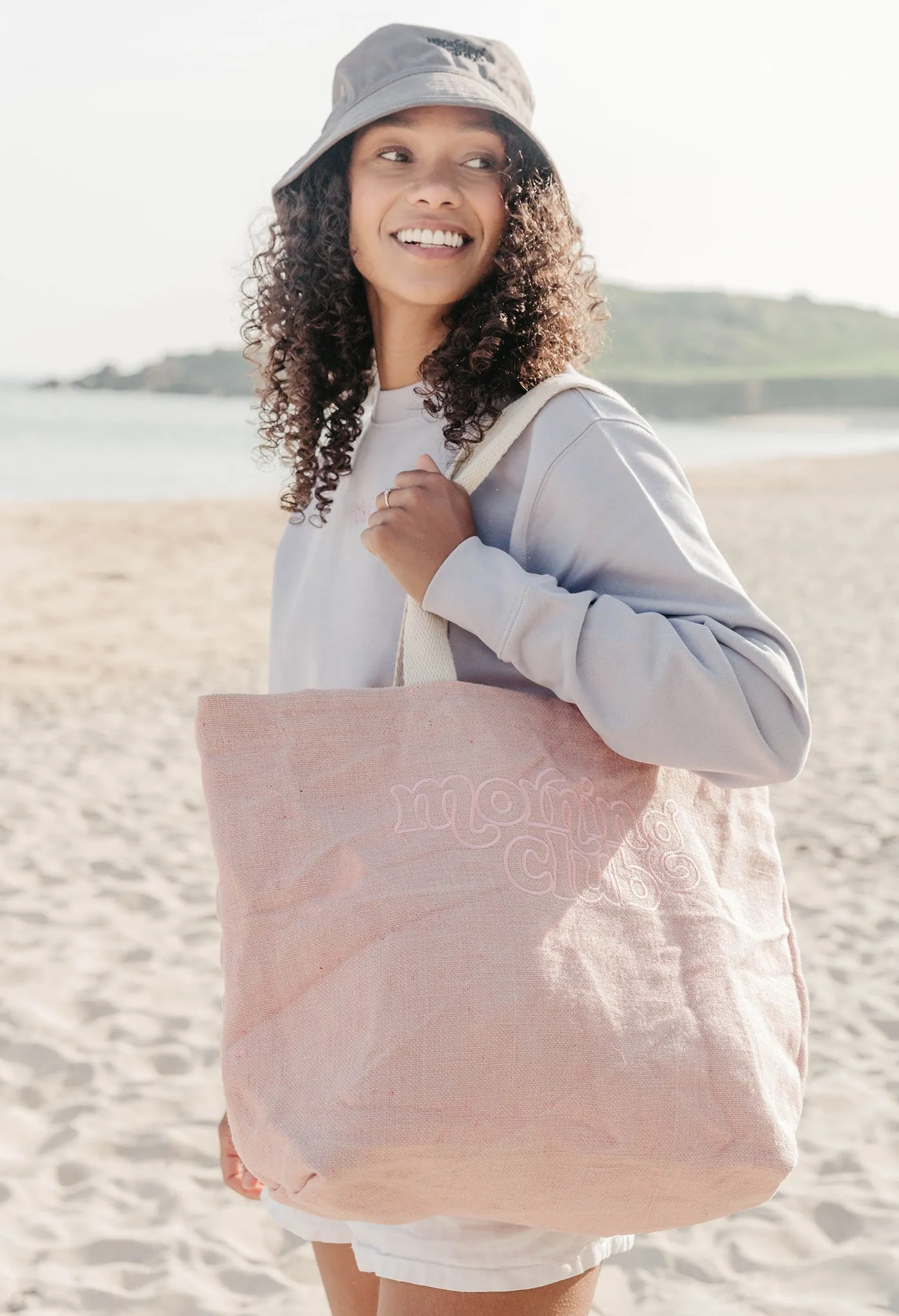 Essential Washed Jute Beach Bag