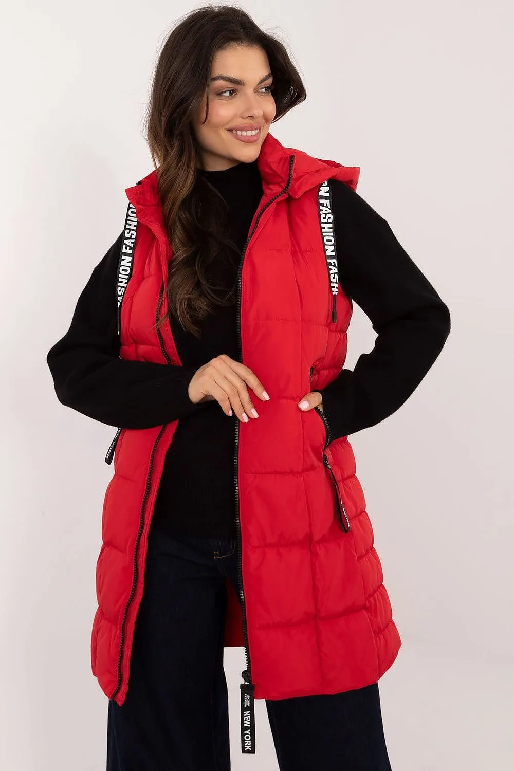 Factory Price Fashion NY Long Quilted Vest