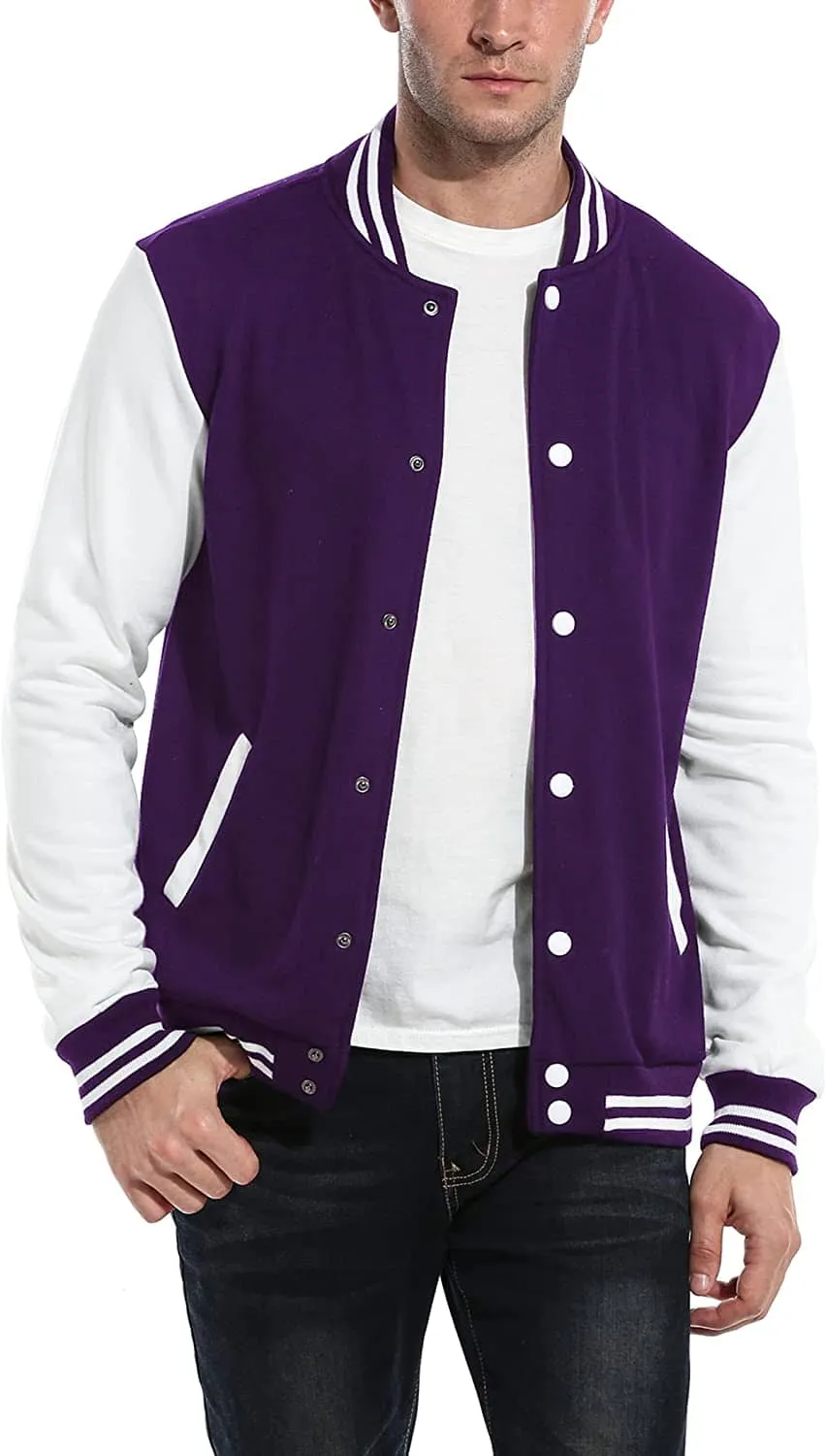 Fashion Varsity Cotton Bomber Jackets (US Only)