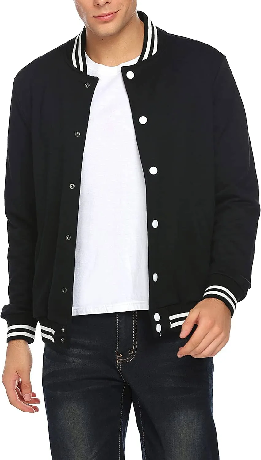 Fashion Varsity Cotton Bomber Jackets (US Only)